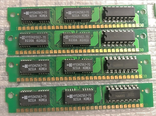 Tested ram 256kb - 70ns, 30pin