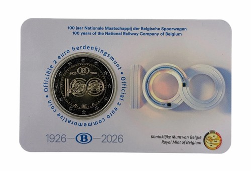 Belgio 2026 100 - 2€,